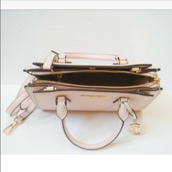 Michael Michael Kors Hope Large Saffiano Leather Satchel - Purse - Picture 2 of 4